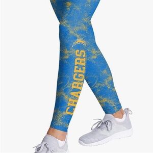NWT NFL Blue and Yellow Women’s Los Angeles Chargers Leggings